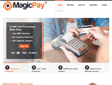 Tablet Screenshot of magicpay.net